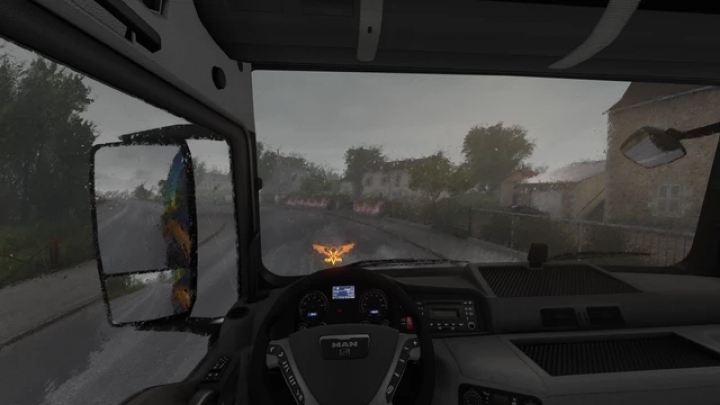 ETS2 - Realistic Heavy Rain V1.4 (1.40.x)