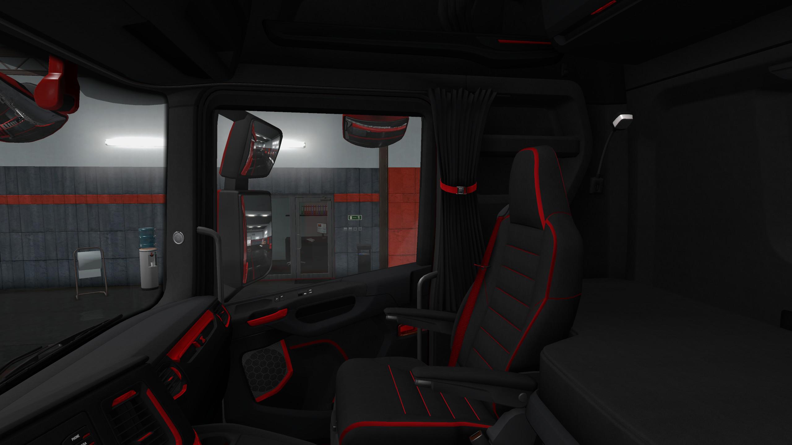 Scania s&r CMI Black – Red Interior