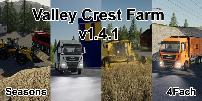 FS19 - Valley Crest Farm 4x Map V1.4.1