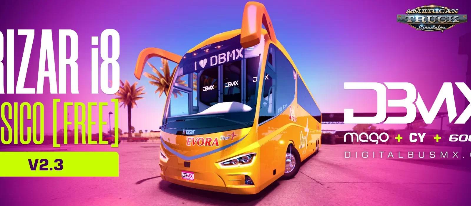 ATS - Bus Irizar i8 + Interior V2.3 (1.36.x)