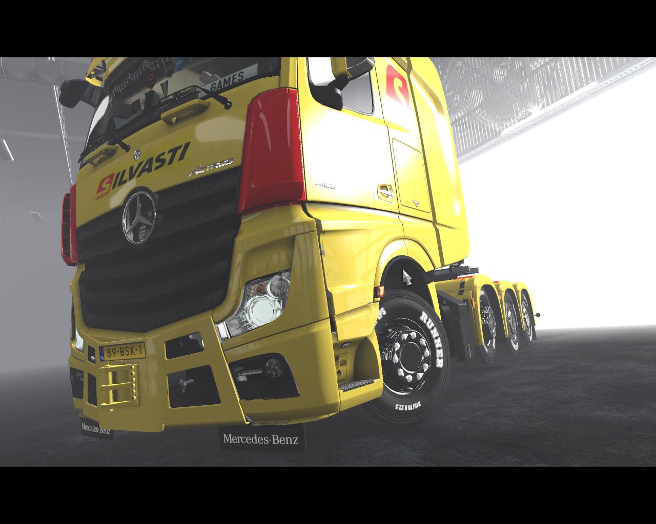 ETS2 - Mercedes Actros MP4 Silvasti Skin (1.36.x)
