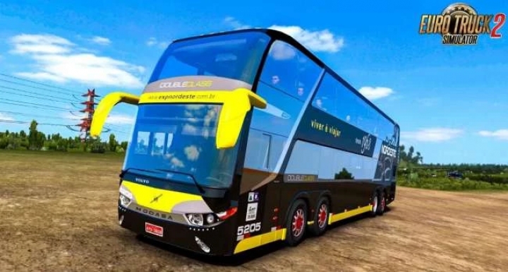 ETS2 - Modasa Zeus 3 8x2 Volvo Bus Mod (1.40.x)