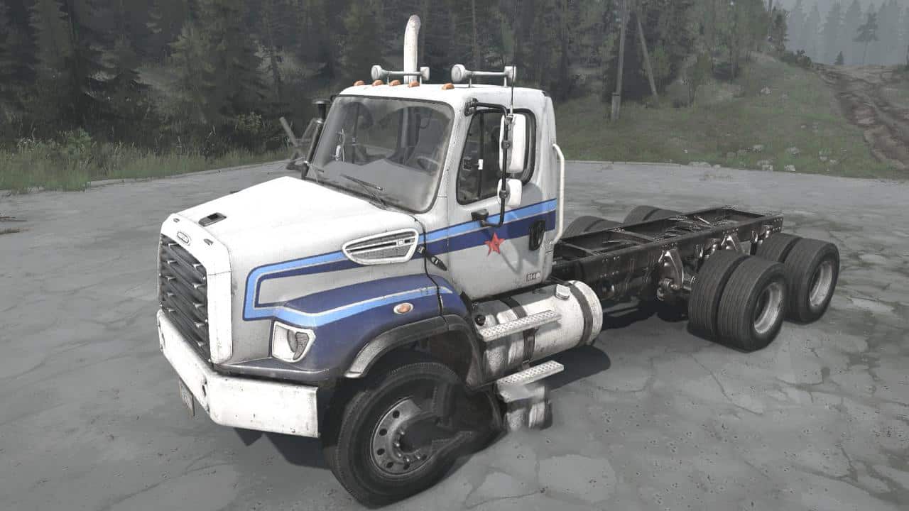 Spintires:Mudrunner - Freightliner 114SD Truck V26.08.20