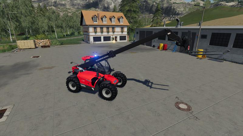 FS19 - Telescopic Loader - Fire Department Kassel V1.0