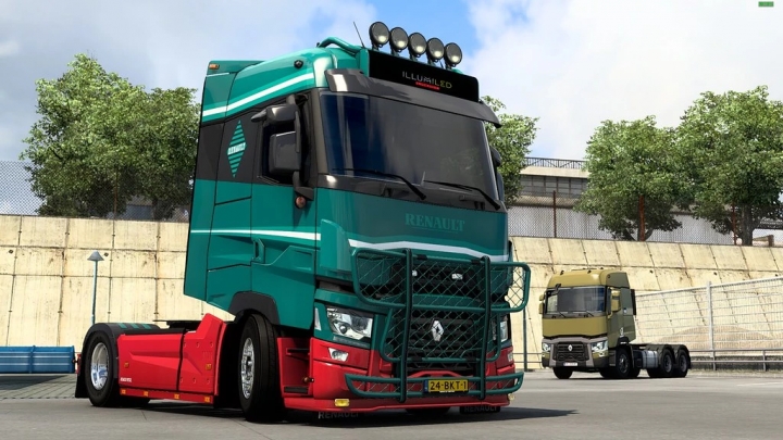 Ets2 Renault T Light Improvements V1 6 1 41 X Euro Truck