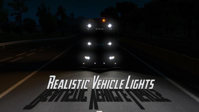 ETS2 - Realistic Vehicle Lights Mod V4.3 (1.36.x)