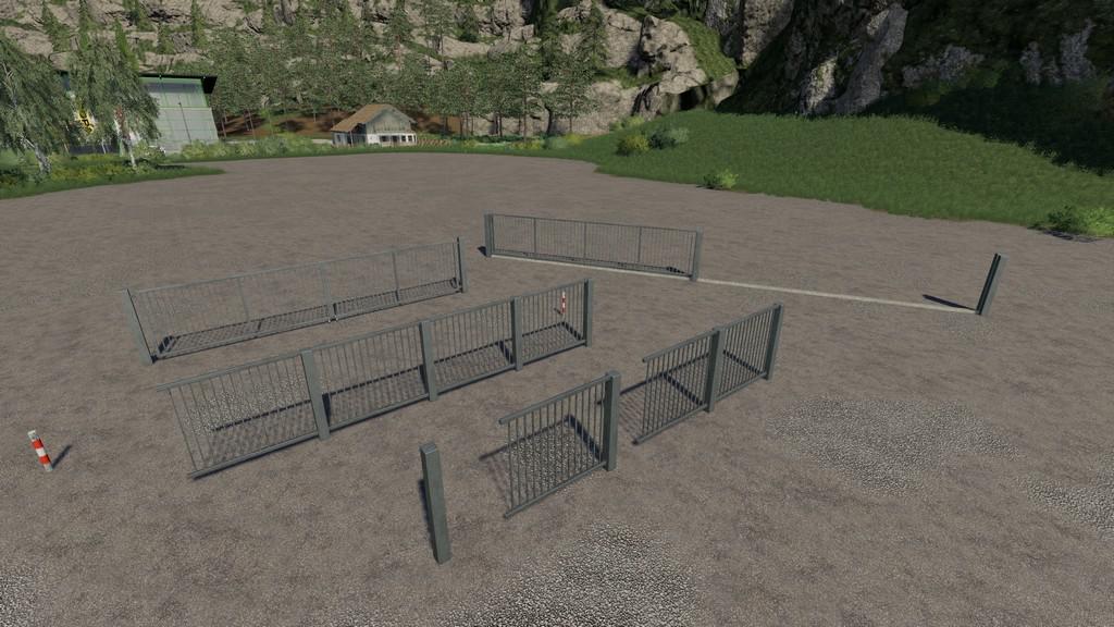 FS19 - Metal Gates And Fences Prefab V2.1