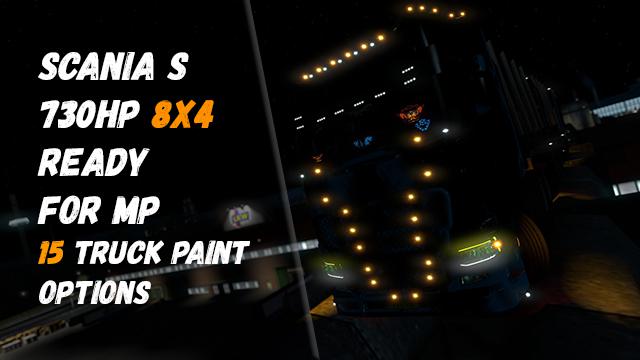 ETS2 - Scania S / 8x4 / Multiplayer (1.37.x)