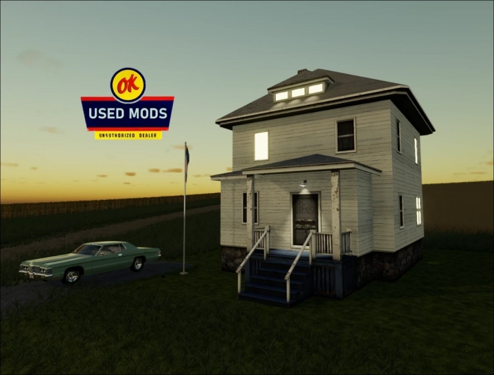 FS19 - A-OK Placable Old House V1.0
