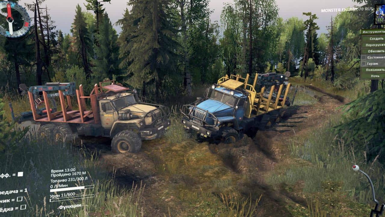 Spintires - PPC (Tattoo Hurst-White Gearbox) V1.0