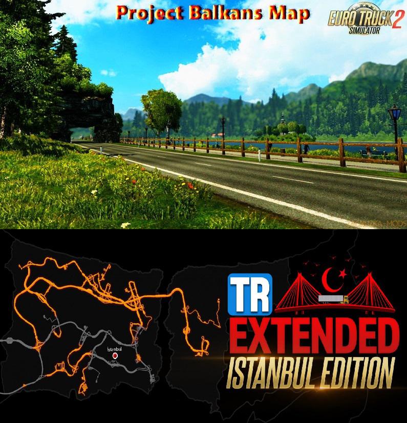 ETS2 - TR Map V1.1.1 - Project Balkans V5.0 Road Connection (1.39.x)