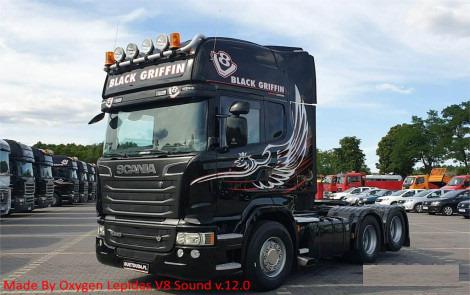 ETS2 - Scania Lepidas V8 Sound V12.0 (1.36.x)