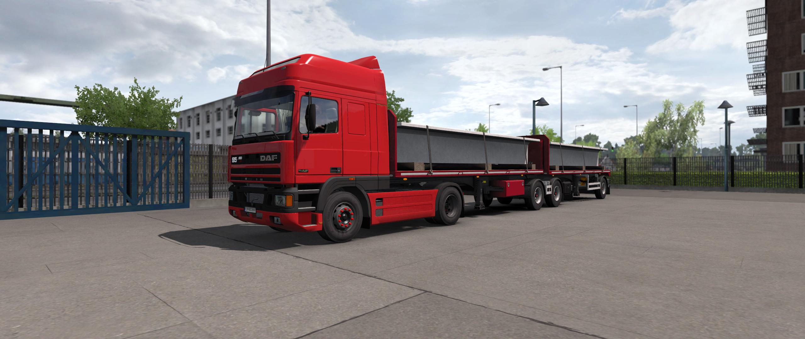 ETS2 - SCS Flatbed B-Double V1.2 (1.37.x) | Euro Truck Simulator 2 ...