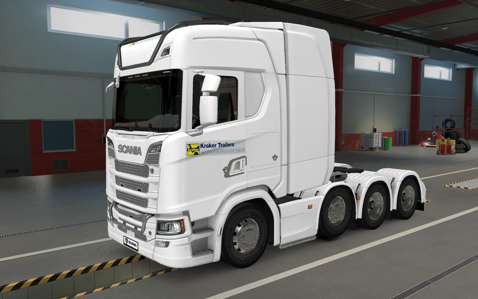 ETS2 - Scania S 2016 8x4 Kraker Trailers Skin (1.40.x) | Euro Truck ...