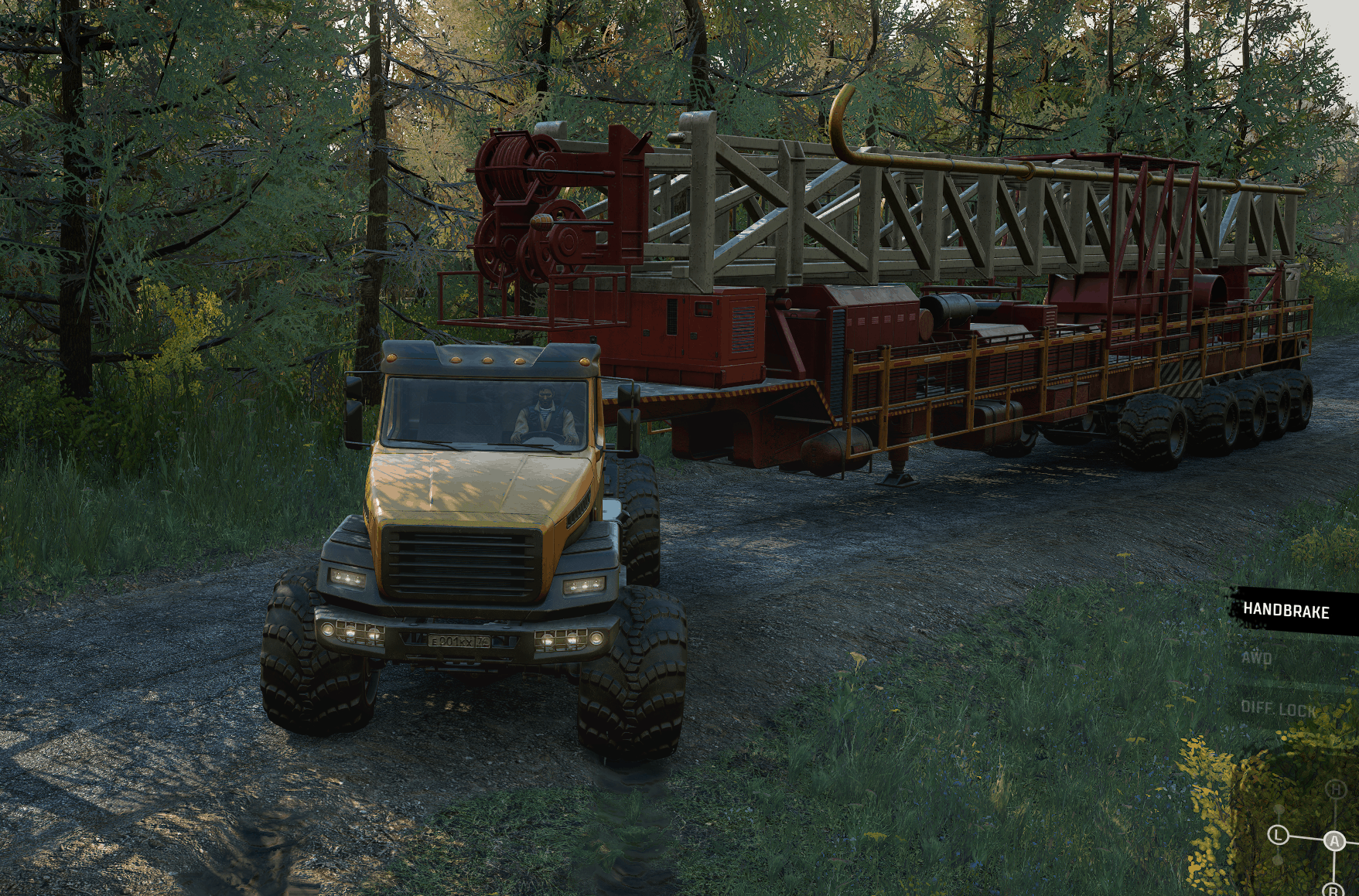 SnowRunner - Offroad Oil Rig Semitrailer V1