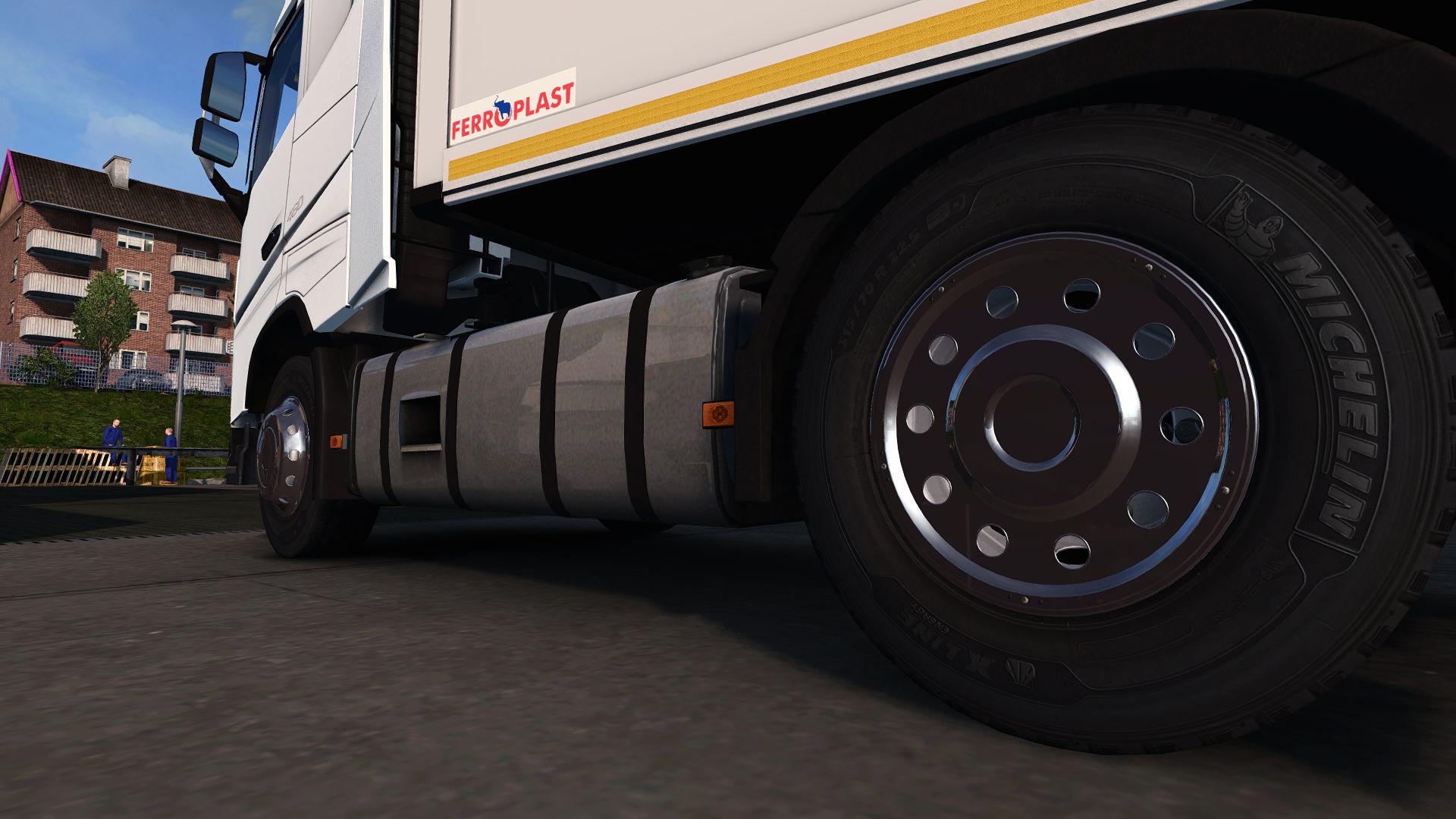 ETS2 - Chrome Caps for Wheels V1.0.2 (1.35.X)