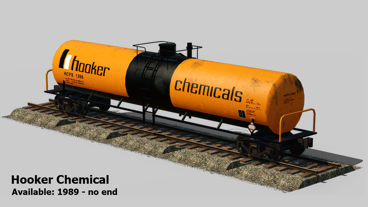 Transport Fever 2 - Tankcar 55ft – Pack 1