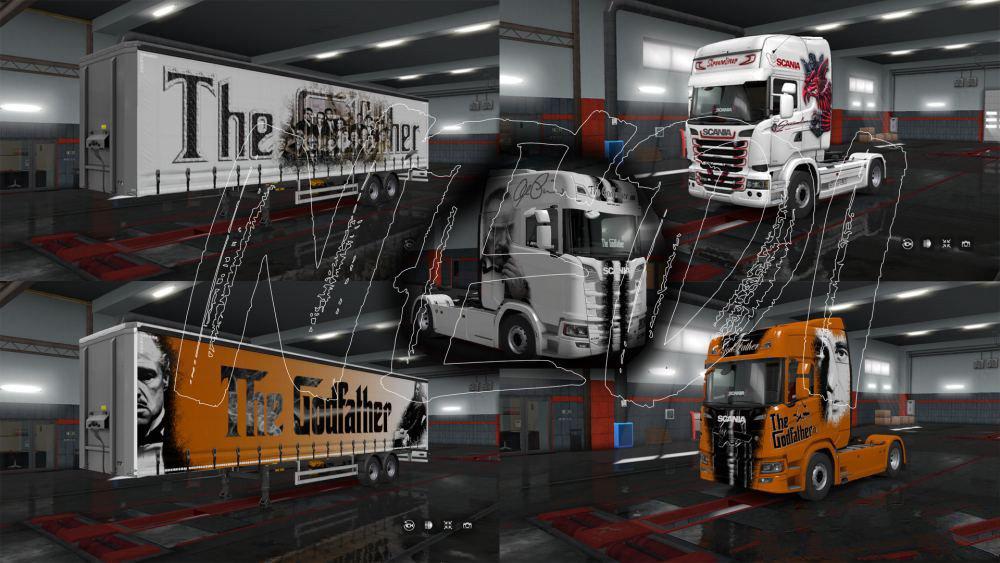 ETS2 - Scania Godfather Pack V1.0 (1.36.x)