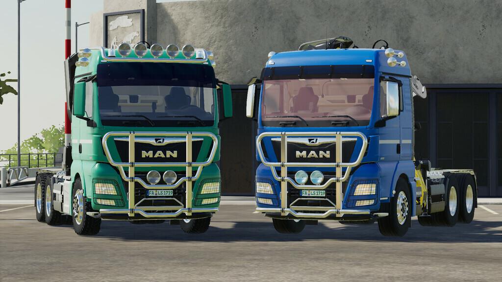 FS19 - Man Tgx Forest Semitrailer Pack V1.1.0.1