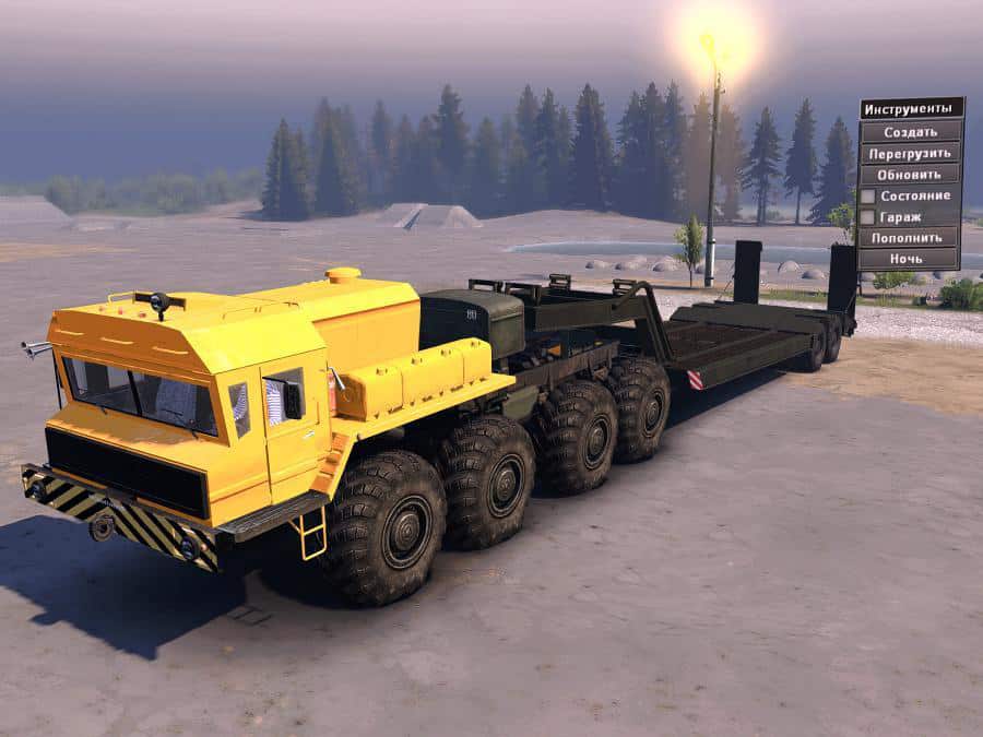 Spintires:Mudrunner - Maz 7414, 7919, 79191 Truck V1.2