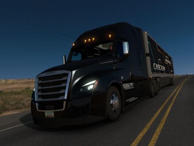 ETS2 - Cascadia Air Horn for All SCS Trucks V1.0.1 (1.39.x)