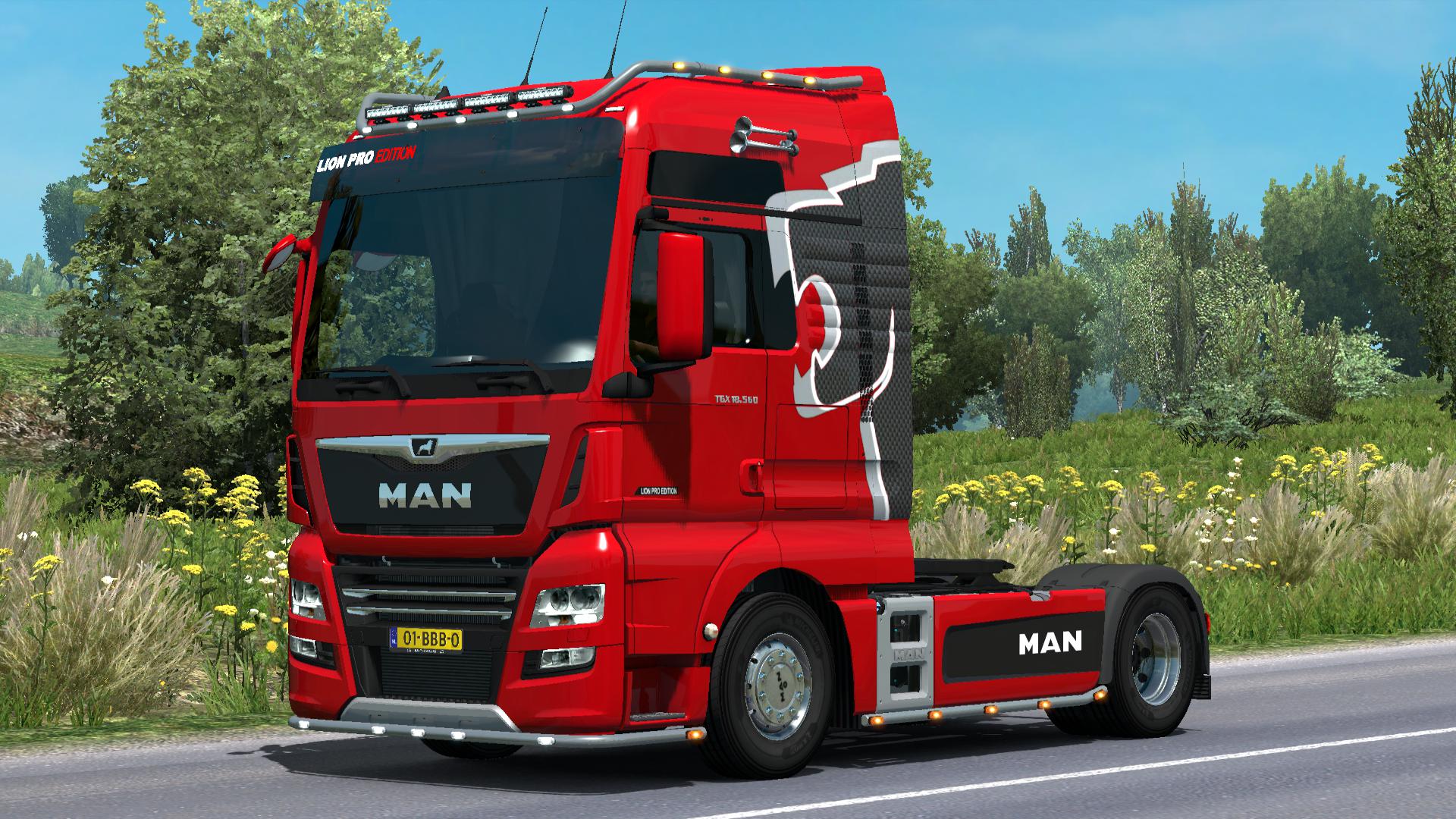 ETS2 - Man Lion Pro Edition Skin for Madster V1.0 (1.36.x) | Euro Truck ...