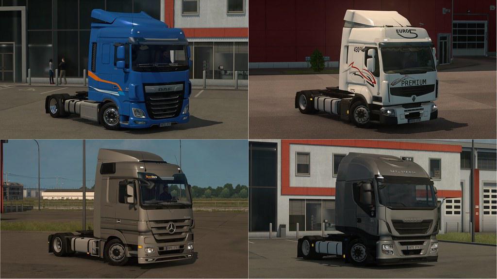 ETS2 - Low Deck Chassis Addons for Schumi Trucks V4.4 (1.38.x)