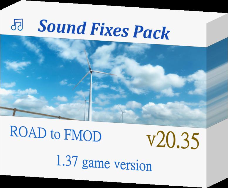 ETS2 - Sound Fixes Pack V20.35 (1.37.x)