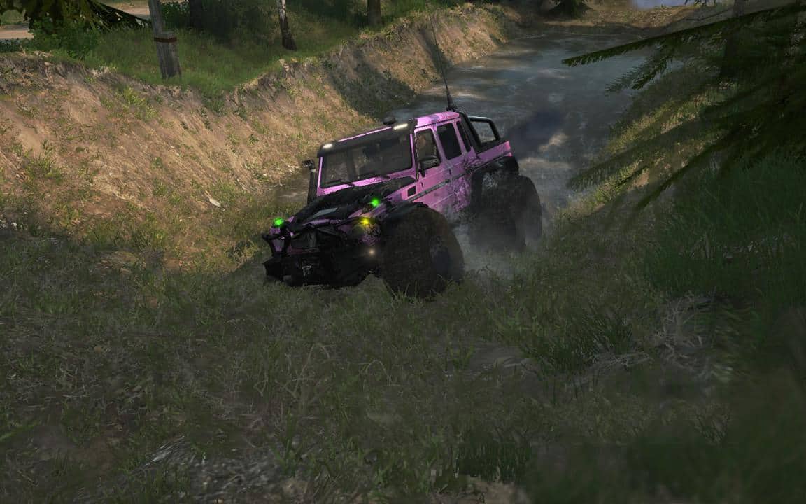 Spintires:Mudrunner - Pink Gelendvagen 6x6