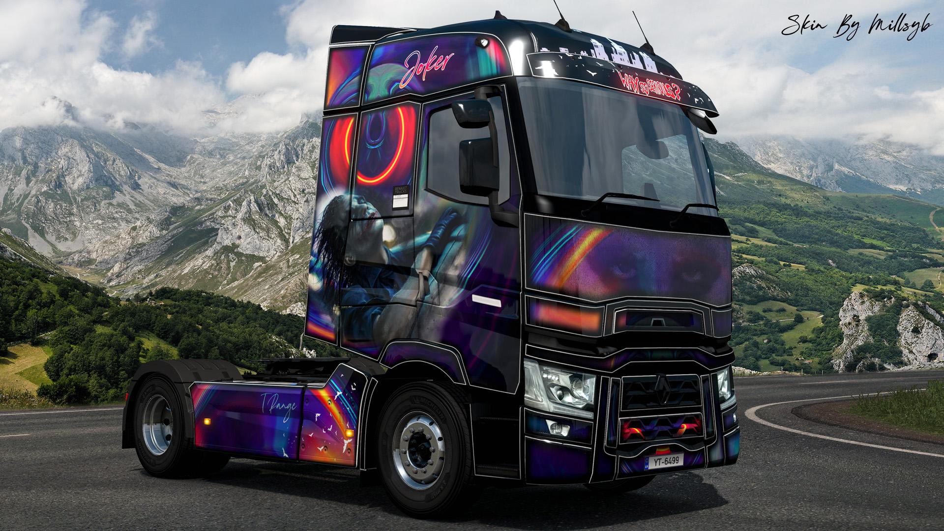 ETS2 - Renault T Range Joker Skin V1.0 (1.36.x)