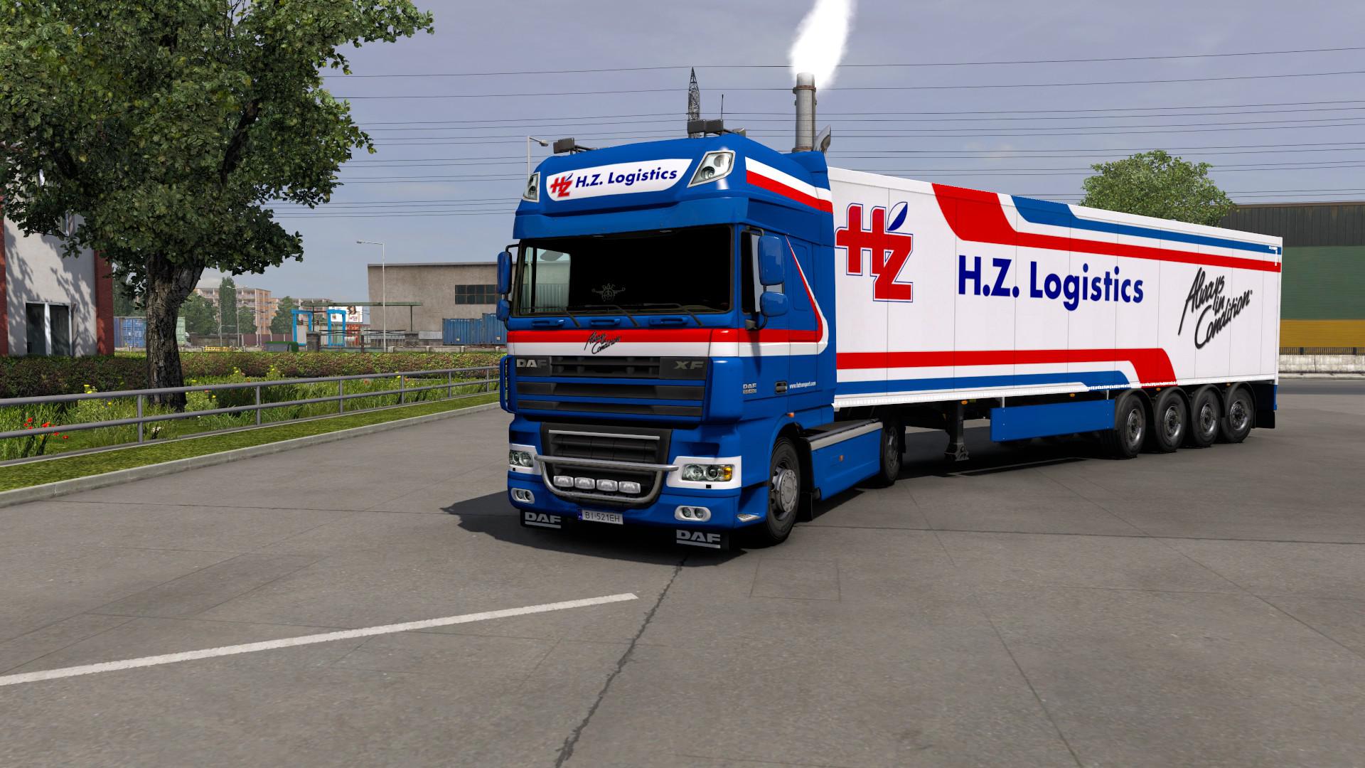 ETS2 - HZ Logistics Combo Skin V1.0 (1.39.x)