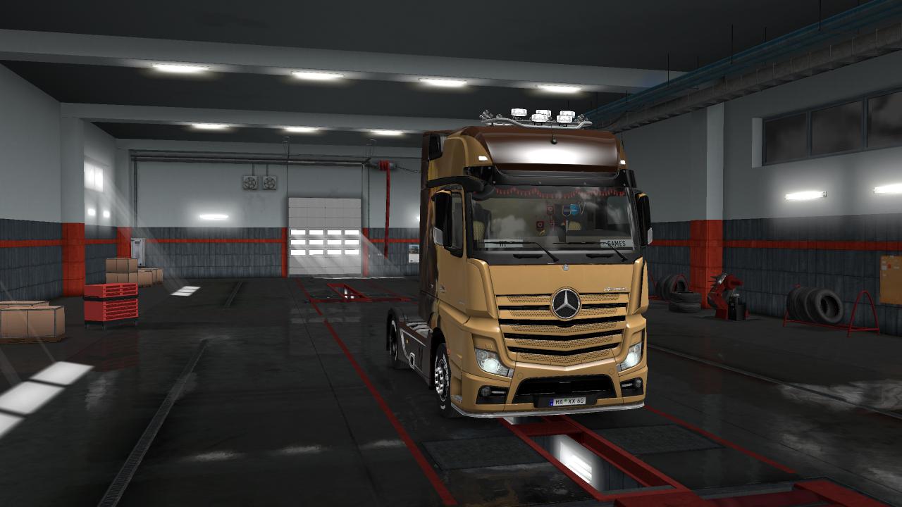 ETS2 - Mercedes New Actros Simon Loos Skin V1.1 (1.35.X)