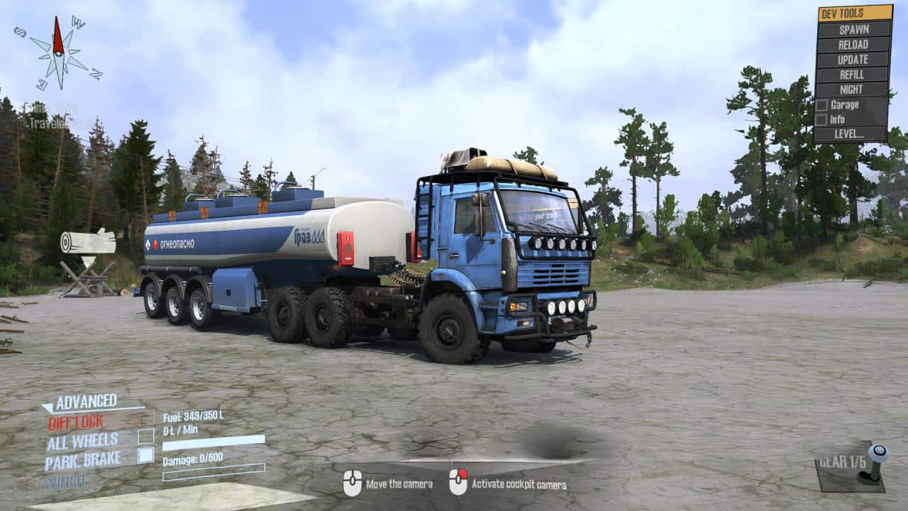 Spintires:Mudrunner - Kamaz 6522 Truck V2.0