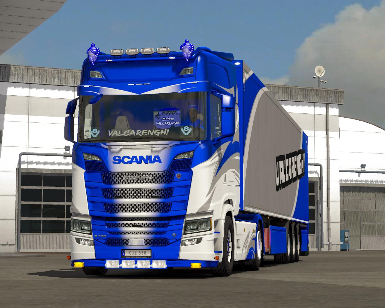 Ets Scania S Valcarenghi Skin V X Euro Truck Simulator Hot