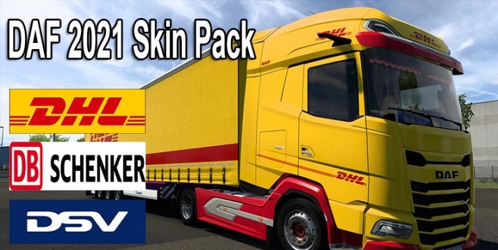 ETS2 - Daf 2021 Skin Pack (1.40.x)