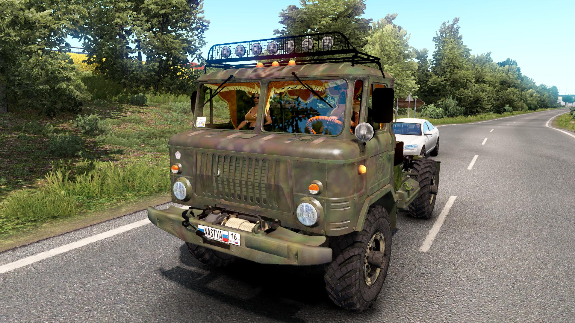 ETS2 - Gaz 66-12 - with A Winch 1985G (1.39.x)