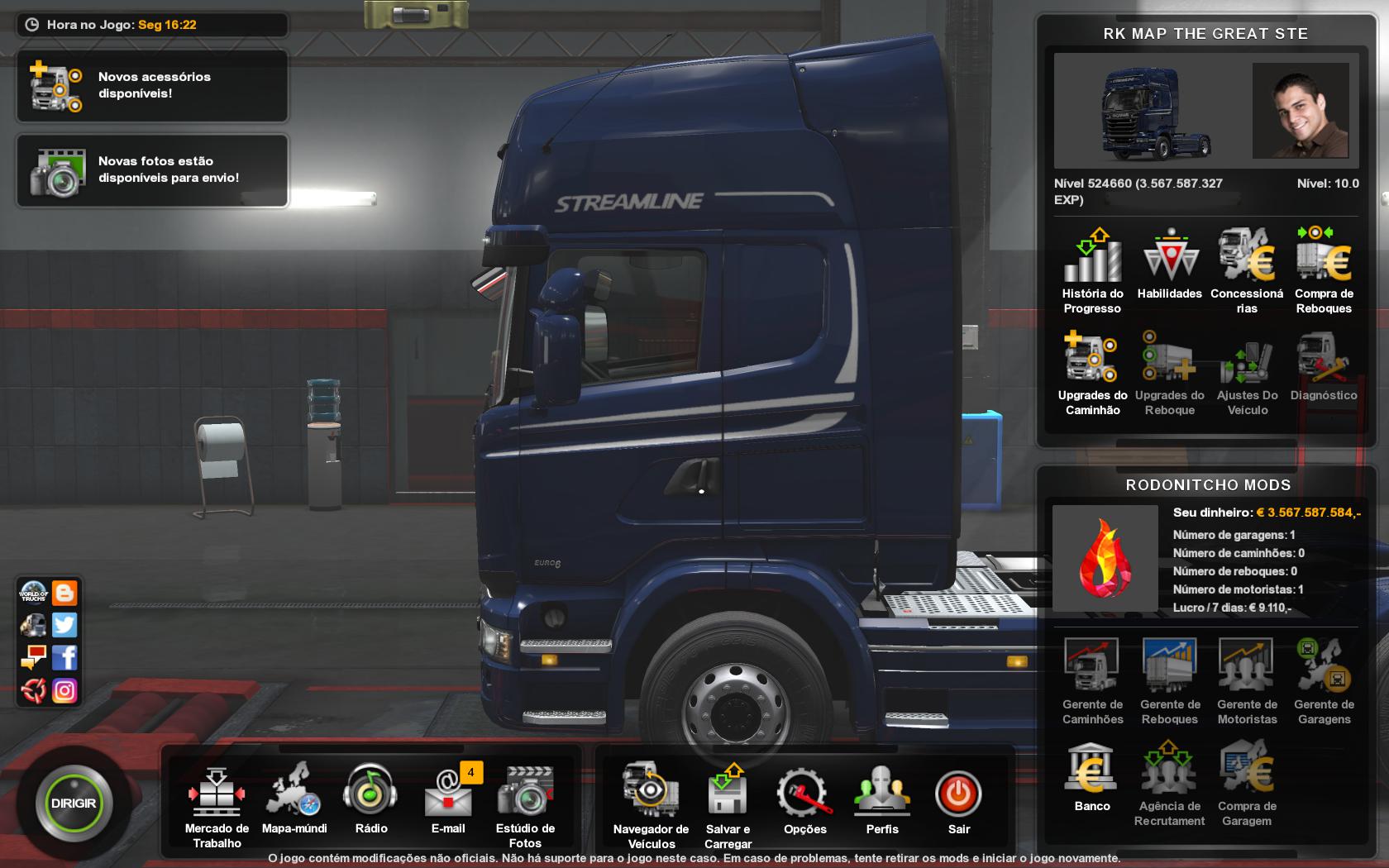 ETS2 - Rk Map The Great Steppe Profile Mod (1.35.x)
