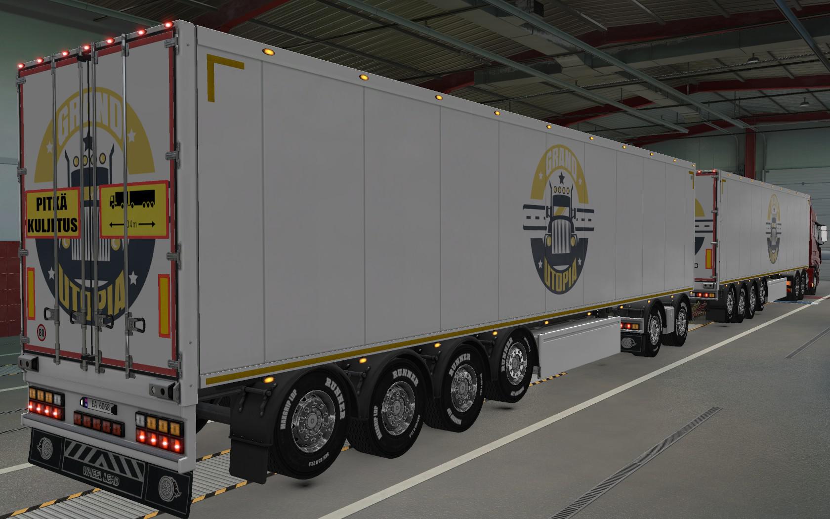 ETS2 - Skin Owned Trailers SCS Grand Utopia Map (1.40.x)