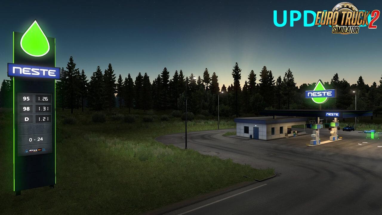 ETS2 - Real European Gas Stations Reloaded V1.2 (1.37.x)