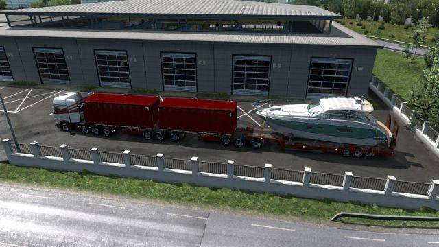 ETS2 - Overweight B-Triple Trailer (1.37.x)