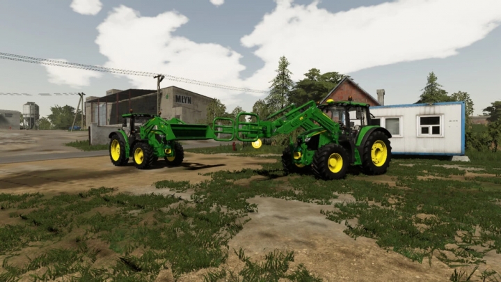 FS19 - John Deere Front Loaders With Tools V1.0