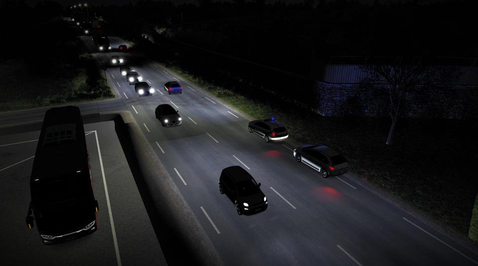 ETS2 - Realistic Headlight Beam Pattern V3.0 (1.36.x)