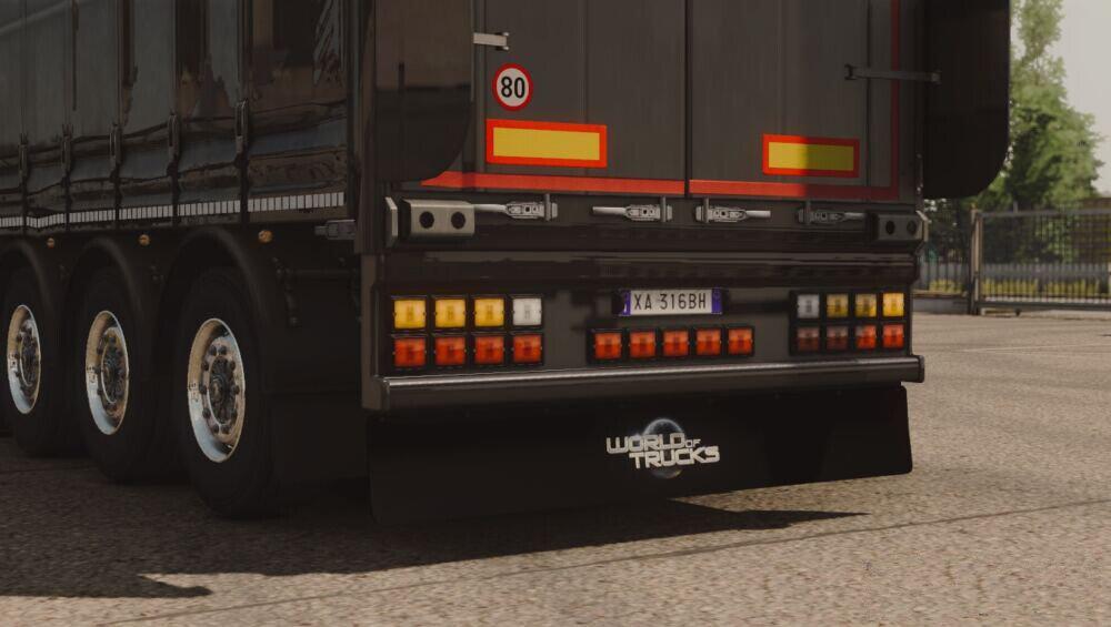 ETS2 - Real Company Mudflap for Trailers V1.0 (1.40.x)