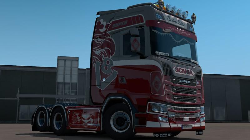 Ets2 Scania Ng The Flintstones Skin V1 0 1 36 X Euro 6936