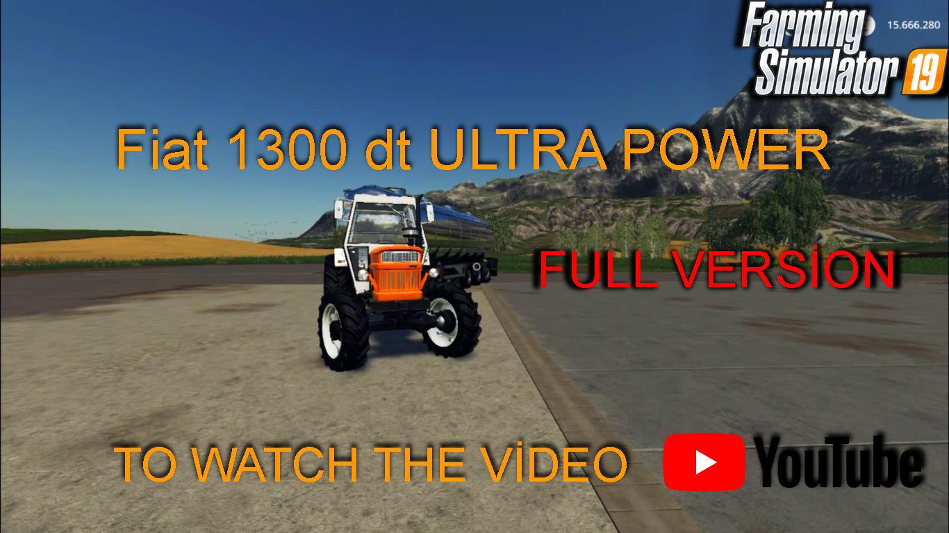 FS19 - Fiat 1300dt Tractor V1.0