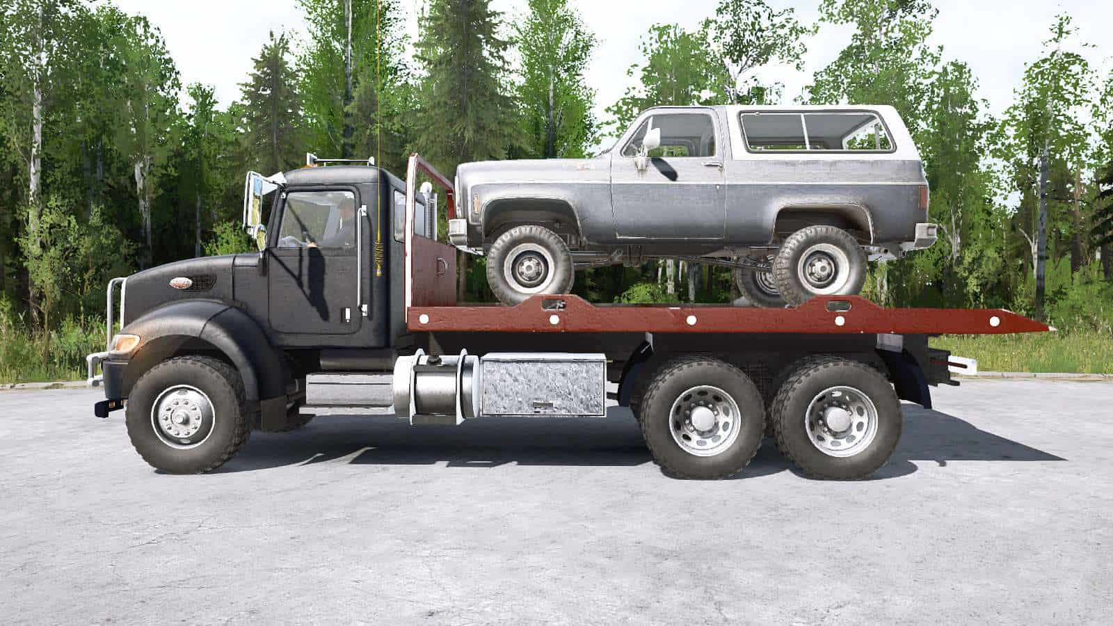 Spintires:Mudrunner - Peterbilt 330 6x6 Truck