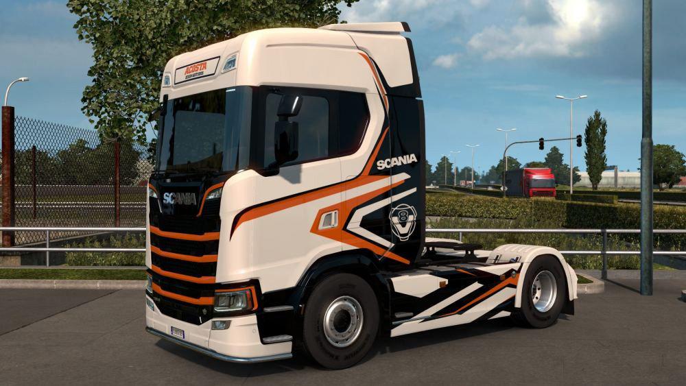 ETS2 - Scania S 2016 Acosta Skin V1.0 (1.38.x)