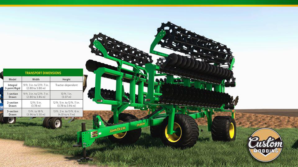 FS19 - John Deere High Speed Disk V1.0