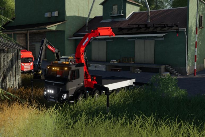 Fs19 Volvo Fmx 2013 Crane Truck V20 Farming Simulator 19 Modsclub 2706