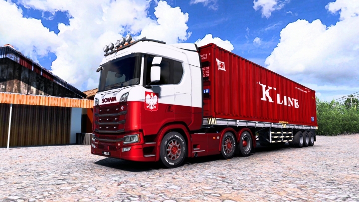 ETS2 - Scania S520 V8 Philip Judge Open Pipe Sound Mod (1.40.x)